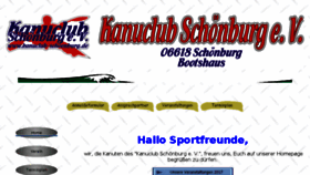 What Kanuclub-schoenburg.de website looked like in 2017 (6 years ago)