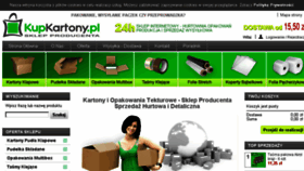 What Kupkartony.pl website looked like in 2017 (6 years ago)