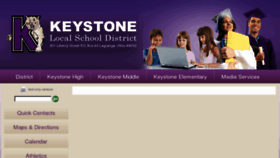What Keystonelocalschools.org website looked like in 2017 (6 years ago)