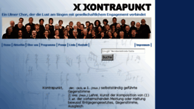 What Kontrapunkt-ulm.de website looked like in 2017 (6 years ago)