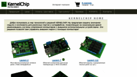What Kernelchip.ru website looked like in 2017 (7 years ago)