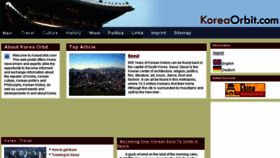 What Koreaorbit.com website looked like in 2017 (6 years ago)
