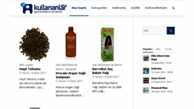 What Kullananlar.com.tr website looked like in 2017 (6 years ago)