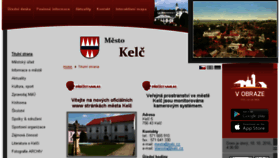 What Kelc.cz website looked like in 2017 (6 years ago)