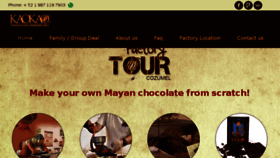 What Kaokaochocolatefactorytour.com website looked like in 2017 (6 years ago)