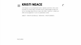 What Kristineace.com website looked like in 2017 (6 years ago)