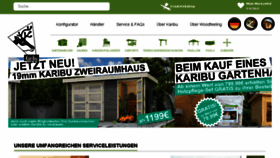 What Karibu-gartenhaus.de website looked like in 2017 (6 years ago)