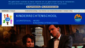 What Kinderrechtenschool.be website looked like in 2017 (6 years ago)
