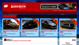 What Kosmosrentcar.com website looked like in 2017 (6 years ago)