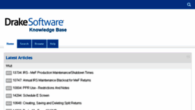 What Kb.drakesoftware.com website looked like in 2017 (6 years ago)