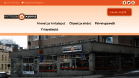 What Kyttalankirppis.fi website looked like in 2017 (6 years ago)