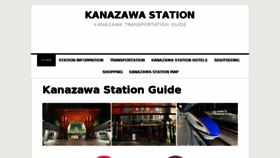 What Kanazawastation.com website looked like in 2017 (6 years ago)