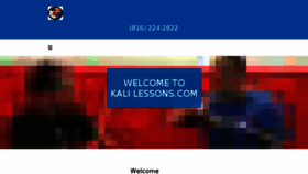 What Kalilessons.com website looked like in 2017 (6 years ago)