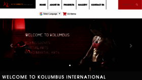 What Kolumbusint.com website looked like in 2017 (6 years ago)