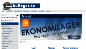 What Kullager.se website looked like in 2017 (6 years ago)