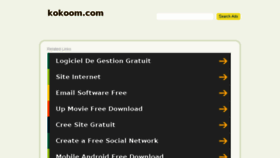 What Kokoom.com website looked like in 2017 (6 years ago)