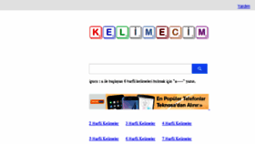 What Kelimecim.com website looked like in 2017 (6 years ago)