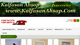 What Kalfasanahsap.com website looked like in 2017 (6 years ago)