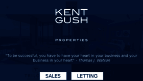 What Kentgush.co.za website looked like in 2017 (6 years ago)