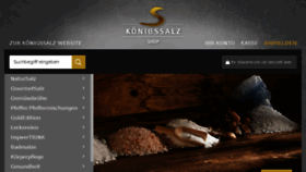 What Koenigssalzshop.de website looked like in 2017 (6 years ago)