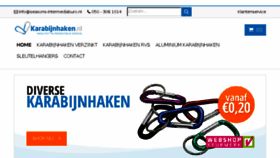 What Karabijnhaken.nl website looked like in 2017 (6 years ago)