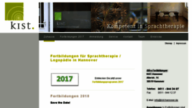 What Kist-hannover.de website looked like in 2017 (6 years ago)
