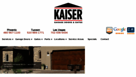 What Kaisergarage.com website looked like in 2017 (6 years ago)