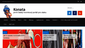 What Konata.cz website looked like in 2017 (6 years ago)