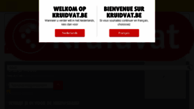 What Kruidvat.be website looked like in 2017 (6 years ago)