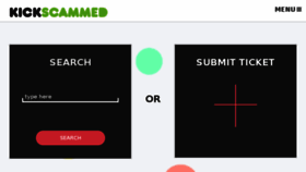 What Kickscammed.com website looked like in 2017 (6 years ago)