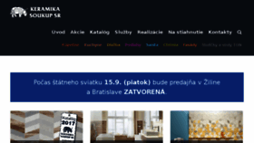 What Keramikasoukup.sk website looked like in 2017 (6 years ago)