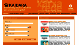 What Kaidara.org website looked like in 2017 (6 years ago)