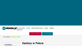 What Kantorywpolsce.pl website looked like in 2017 (6 years ago)