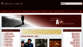 What Kuranvakti.com website looked like in 2017 (6 years ago)