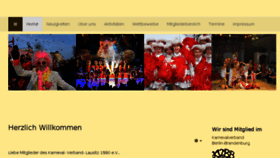 What Karneval-lausitz.de website looked like in 2017 (6 years ago)