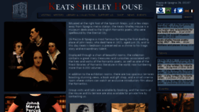 What Keats-shelley-house.org website looked like in 2017 (6 years ago)