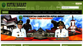 What Kutaibaratkab.go.id website looked like in 2017 (6 years ago)