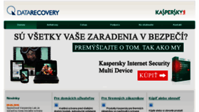 What Kaspersky-antivirus.sk website looked like in 2017 (6 years ago)