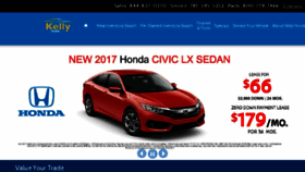 What Kelly-honda.com website looked like in 2017 (6 years ago)