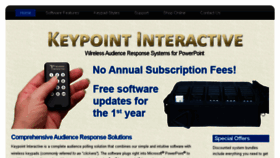 What Keypointinteractive.com website looked like in 2017 (6 years ago)