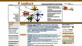 What Katalikai.lt website looked like in 2017 (6 years ago)