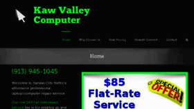 What Kawvalleycomputer.com website looked like in 2017 (6 years ago)