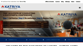 What Katriyahotel.com website looked like in 2017 (6 years ago)