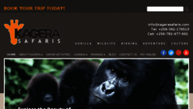 What Kagerasafaris.com website looked like in 2017 (6 years ago)