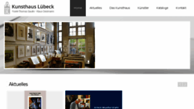 What Kunsthaus-luebeck.de website looked like in 2017 (6 years ago)