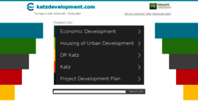 What Katzdevelopment.com website looked like in 2017 (6 years ago)