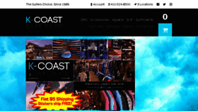 What Kcoast.com website looked like in 2017 (6 years ago)