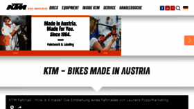 What Ktm-bikes.eu website looked like in 2017 (6 years ago)