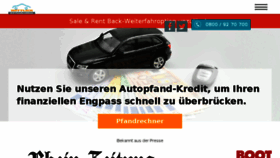 What Kfz-pfandkredithaus.de website looked like in 2017 (6 years ago)