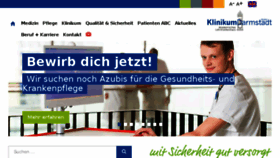 What Klinikum-darmstadt.de website looked like in 2017 (6 years ago)